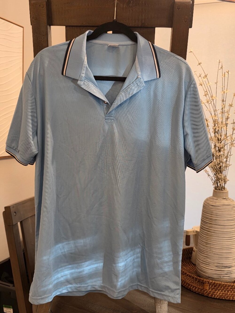 Button Up Polo Shirt